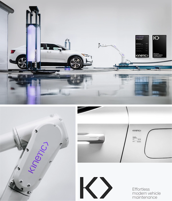 A visual identity for Kinetic, symbolic of their… | One Design Company